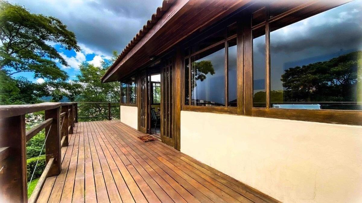 Chale Com Vista Incrivel Villa São Roque Exteriör bild