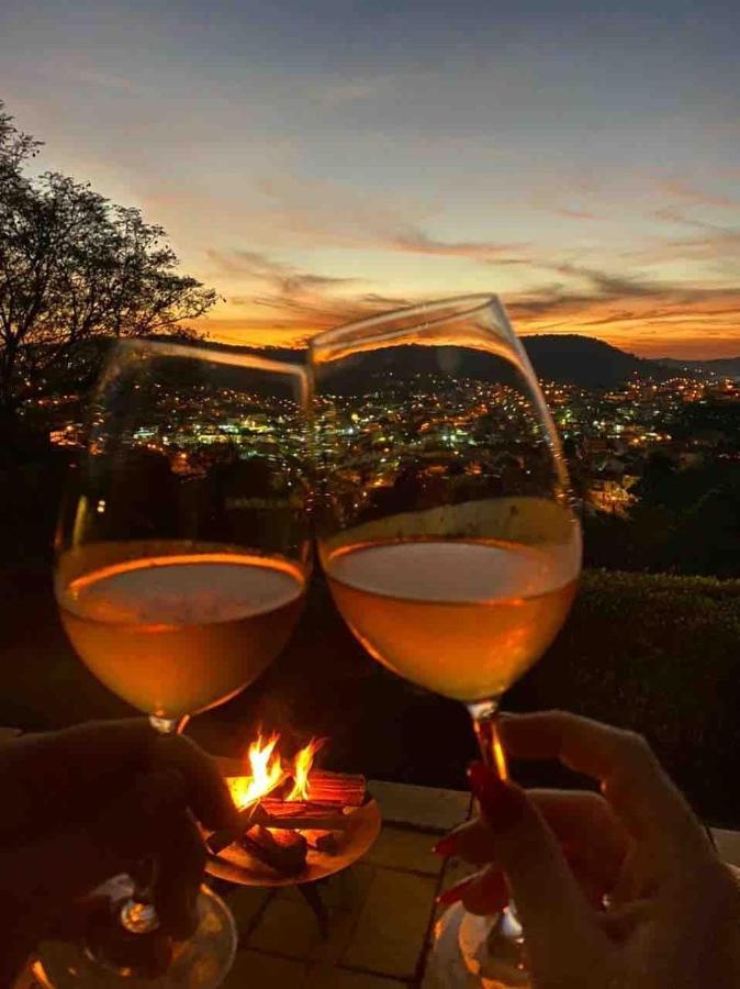 Chale Com Vista Incrivel Villa São Roque Exteriör bild