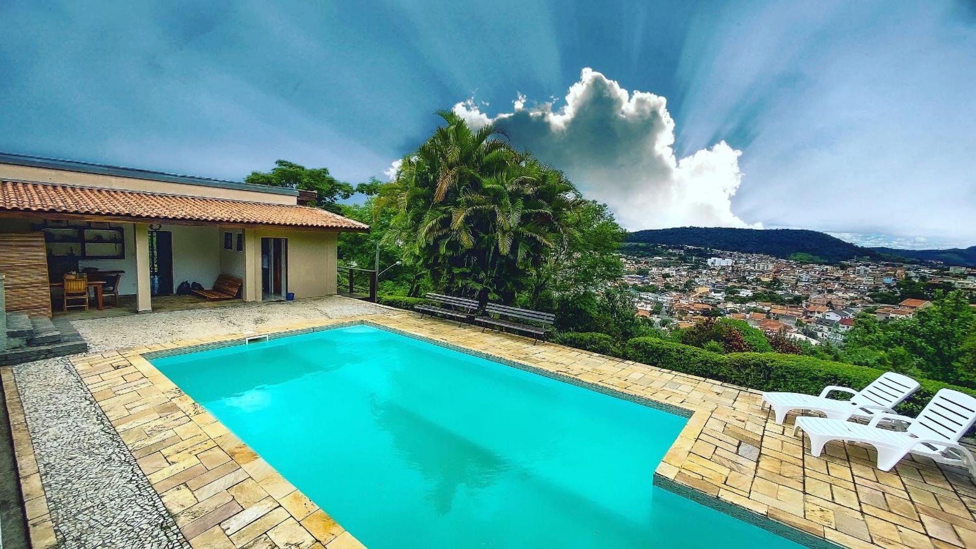 Chale Com Vista Incrivel Villa São Roque Exteriör bild