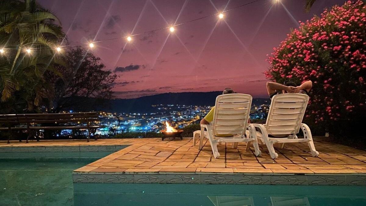 Chale Com Vista Incrivel Villa São Roque Exteriör bild